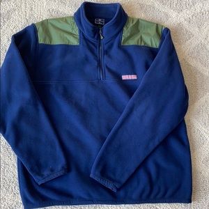 Vineyard Vines Fleece pullover.